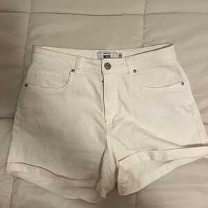 Denim white short
